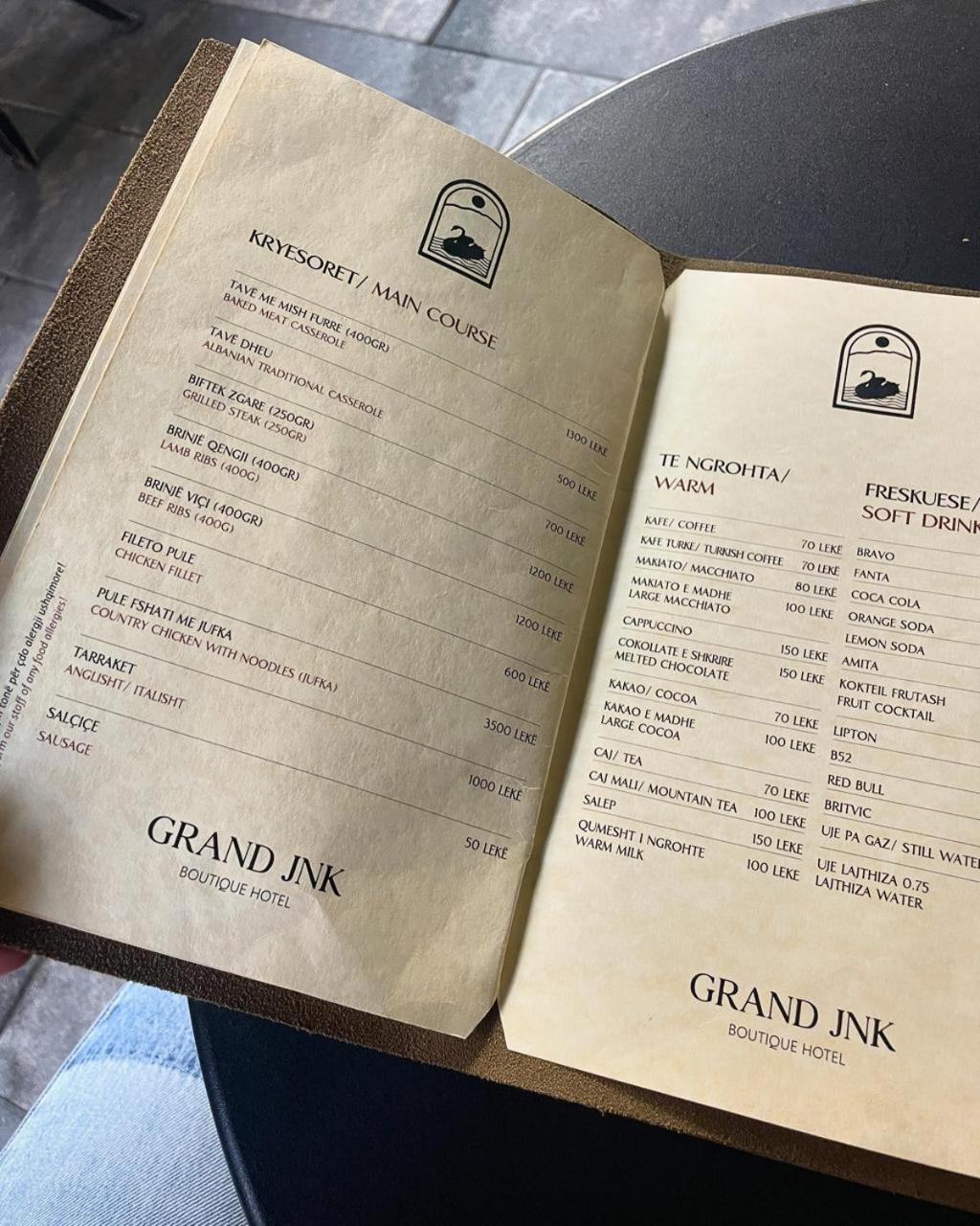 Grand Jnk Boutique Hotel Kukes Exteriör bild